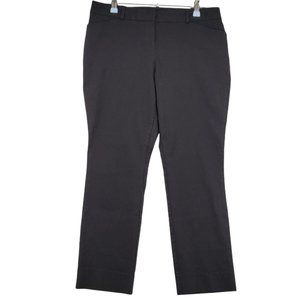 WORTHINGTON Pants Women's Tapered Leg Slim Fit Black Petite Size 8